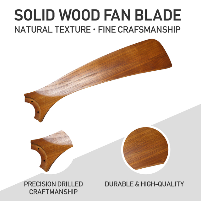 SKD Custom 72 60 56 52 48 42 36 24 20 Inch Solid Wood Plywood ABS Plastic Ceiling Fan Blades Rattan Fan Part Fan Blade