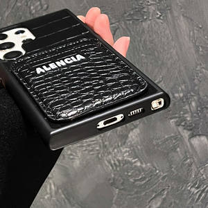 Funda de teléfono de lujo de cuero PU de línea de cocodrilo para Samsung Galaxy s24Ultra <span class=keywords><strong>s23</strong></span> Plus funda de teléfono con ranura para tarjeta S21 + Fundas de DISEÑADORES - Product Image 5