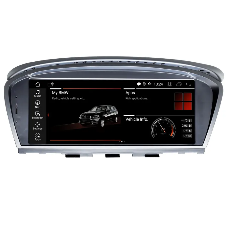 Autoradio Android, écran IPS 7 ", navigation gps, lecteur multimédia, système CCC/CIC, pour voiture BMW série 5 E60, E61, E63, E64, E90, E91