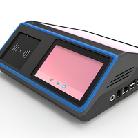 Terminal de paiement Android 14 avec imprimante thermique 58 mm, SDK activé, écran 10,1 pouces, processeur RK3288 Quad Core, 2 Go DDR3, 32 Go, Wi-Fi/4G, NFC intelligent