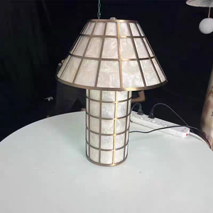 Bắc Âu Thiết Kế Chất Lượng Cao Phòng Ngủ Đèn Bàn Với Hiện Đại LED Thay Đổi Độ Sáng Ánh Sáng Trắng Ấm Áp Đồng Và Vỏ Đèn Bàn - Product Image 2