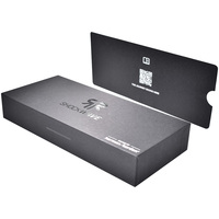 Boîte cadeau de luxe haut de gamme personnalisée avec couvercle et base, doublure en mousse pour l'électronique intelligente, fournisseur de boîtes en papier PR pour drones