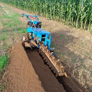 Machine de creusement de fossés automatisée avec chaîne de tronçonneuse pour fossés, mini-excavatrice - Product Image 5