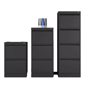 Modern 3-Drawer <b>Metal</b> <b>Filing</b> <b>Cabinet</b> for Home Office-Durable- Commercial Grade with Key Lock - Product Image 1