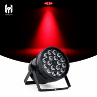 Projecteur LED Par 18x10W 4-en-1 RGBW pour éclairage de scène avec 25 °   Contrôle DMX512 RDM pour les événements de DJ et de clubs