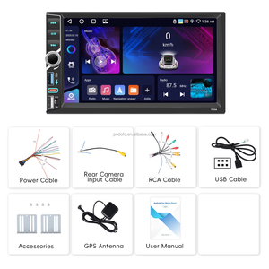 Podofo 4+64G Android 2din Car Radio 7inch Car Audio Single Knob Wireless Carplay/Android Auto GPS WiFi Radio Para Auto OEM ODM - Product Image 6