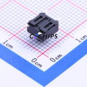 TS-1102W-5516 Tactile Switch SMD-4P,6x6mm Switch Single Pole Single Throw Round Button 1.6N Vertical Mount - Product Image 2