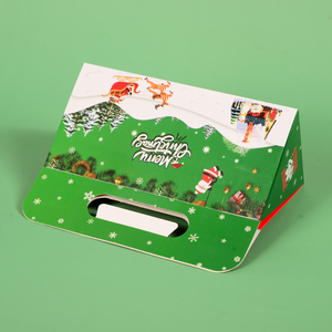 <span class=keywords><strong>Caja</strong></span> de Regalo Navideña Personalizada con Asa, <span class=keywords><strong>Caja</strong></span> de Embalaje de Papel Portátil OEM ODM para Regalos Navideños - Product Image 6