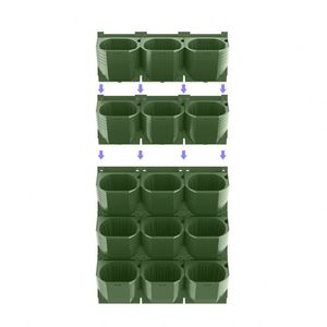 Maceta Vertical Creativa para Plantas, Maceta de Plástico con Autorriego, Maceta Colgante de Pared para Exteriores, Accesorios de Jardín - Product Image 4