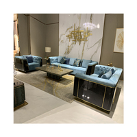Nouvel ensemble de canapés modernes de luxe de haute qualité pour salon, appartement et hôtel - Design modulaire en tissu