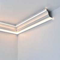 Lampe linéaire en saillie pour plafond Vente en gros Ombrage Lumière linéaire Plafond Plâtre Ligne Plafond Éclairage linéaire