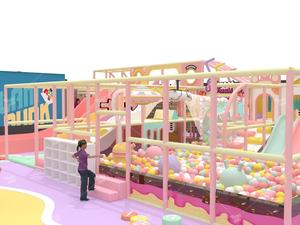 Pokiddo personalizado 320 SQM Tndoor Park Equipment con foso <span class=keywords><strong>de</strong></span> espuma, tobogán gigante, zonas <span class=keywords><strong>de</strong></span> trampolín interactivas y carreras <span class=keywords><strong>de</strong></span> obstáculos - Product Image 6