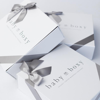 Jouets de luxe, emballage de vêtements, boîtes cadeaux avec nœuds, étiquette privée, emballage durable, vêtements de bébé, boîte-cadeau de douche