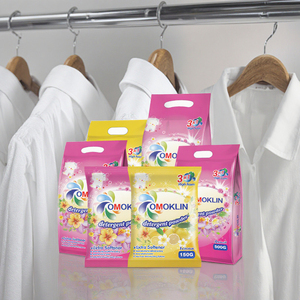 OMOKLIN OEM vente en gros de détergent en poudre de haute qualité 150g 500g 1kg de savon en poudre différentes tailles nettoyage rapide savon à lavage rapide - Product Image 5