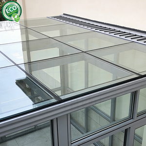 Fabricant de Foshan, serres modernes en aluminium sur mesure, serres à double vitrage trempé - Product Image 1