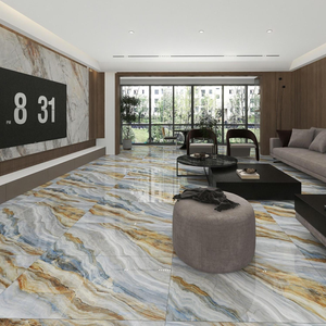 Onyx Đá Cẩm Thạch cái nhìn đánh bóng Sứ gạch 120x60 75x150cm cao tráng men gốm sàn Nội Thất Tường gạch mộc mạc trung tâm xanh phòng - Product Image 3