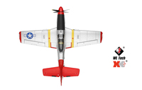 Avión RC HOSHI WLtoys A280, Simulador de Caza P51, 2.4G, Modo 3D6G, Planeador de Ala Fija con Luz LED, Juguetes de Control Remoto