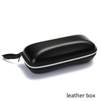 Lunettes de soleil Protecteur Voyage Sac Pochette Étui à Lunettes Noir Fermeture À Glissière Boîte Dur Lunettes Accessoires