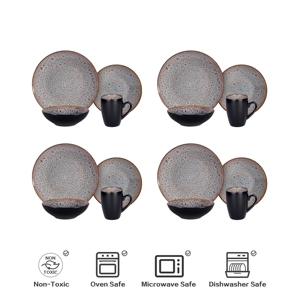 ชุดจานครัวทรงกลมแบบโปรโมชั่น และแก้วมัคเคลือบรีแอกทีฟแบบพิเศษสำหรับโปรโมชั่น ใช้กับไมโครเวฟได้ - Product Image 3