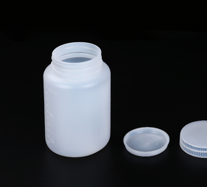 Hỗ trợ tùy chỉnh 150ml 250ml 300ml <span class=keywords><strong>500ml</strong></span> 1000ml 2000ml 2500ml <span class=keywords><strong>HDPE</strong></span> trắng hoặc bán trong suốt nhựa rộng miệng Thuốc thử chai - Product Image 1