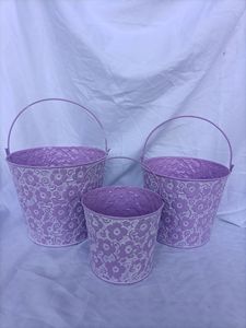 Couvre-<span class=keywords><strong>pot</strong></span> de fleurs en tôle de fer vieilli rétro pour pots de fleurs et jardinières - Product Image 5