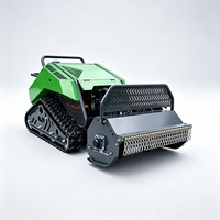 Robot tondeuse à fléaux industriel sans fil électrique, télécommandé, homologué CE EPA, pour l'agriculture tout-terrain, avec moteur diesel, pour bricolage