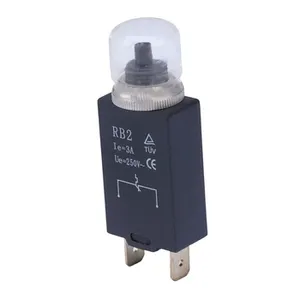 Interruptor de temperatura manual, interruptor de redefinição automática do disjuntor elétrico, interruptor protetor de sobrecarga térmica, bom preço