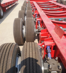 Promotion : Semi-<span class=keywords><strong>remorque</strong></span> surbaissée modulaire à plateau élévateur et essieux hydrauliques multi-axes à direction hydraulique à vendre - Product Image 3