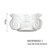 Colonnes et piliers en polyuréthane BT80202-1, modèle 3D, design français moderne, légers, blancs, durables, écologiques, application hôtelière