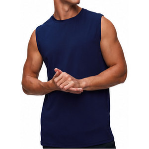 Débardeur Homme Personnalisé en Gros, Tricoté, Décontracté, Respirant, Séchage Rapide, avec Logo Imprimé et Couleur Unie - Product Image 3
