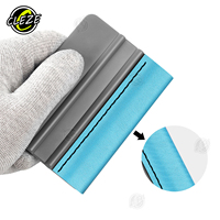CLEZE Kit de 3 Raclettes en Feutre Double Couche Haute Performance Résistantes à l'Abrasion pour Film de Protection Automobile et Teinte de Vitres