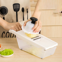 Wxl007 Groenten Snijmachines Shredders Multi-Slicer Dunschiller Wortelfruit 6 In 1 Gadgets Snijgereedschap Groentesnijder Rasp