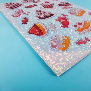 Kích Thước Rõ Ràng Tùy Chỉnh 8.5 Nhỏ Cắt Ba Chiều Giấy Không Thấm Nước Holographic Dính Mô Hình Trong Suốt Mực Tùy Chỉnh Ba Chiều Sticker - Product Image 6