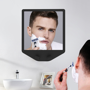Oem Silicone treo tường người đàn ông chống sương mù cạo râu Gương phòng tắm fogless tắm tắm gương dao cạo chủ của gương thiết kế bề mặt - Product Image 5