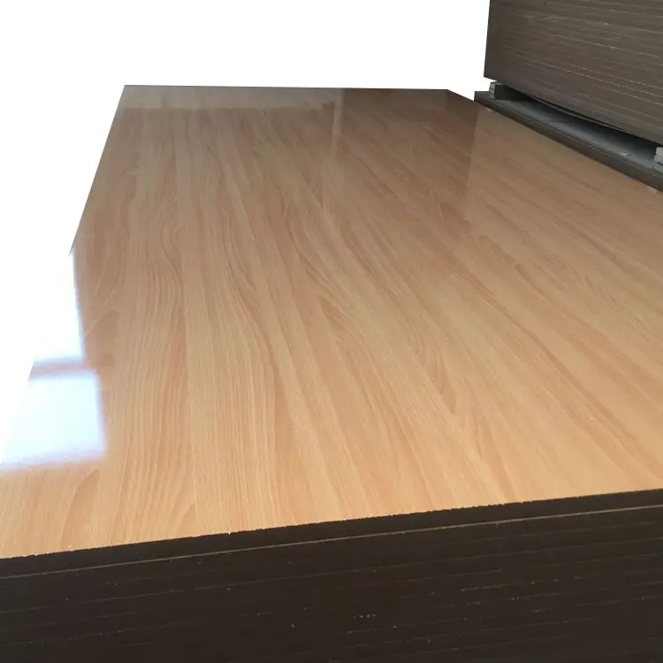 Buon prezzo 1220mm * 2440mm 18mm compensato melaminico mdf melaminico per mobili e mobili da cucina