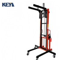 KEYI 200-350KG AWD Élévateur Électrique à Câble en Acier Épaissi pour Canalisations et Tuyaux, Machine de Levage de 2,5-7m de Hauteur, 220V/380V