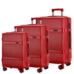 ชุดกระเป๋าเดินทาง3ชิ้นทำจากวัสดุ PC รูปทรงเปลือกหอยแข็ง - Product Image 5