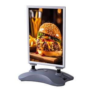 Prix d'usine <span class=keywords><strong>Cadre</strong></span> à pression en aluminium avec base en plastique pour panneau de signalisation et panneau publicitaire de chaussée - Product Image 2