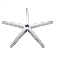 Base pivotante en plastique de haute qualité pour mobilier de bureau, pièces de rechange pour base à roulettes, repose-pieds pour fauteuil sous bureau
