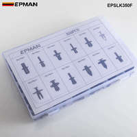 EPMAN — Kit de fixation automatique, 350 pièces, Clip de fixation universel en plastique et Nylon, Rivet, panneaux de porte, garde-boue, revêtement de garde-boue EPSLK350F