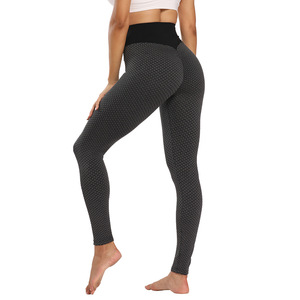 Leggings de Yoga amincissants pour femmes, à la mode, sans couture, taille haute, soutien-gorge - Product Image 6