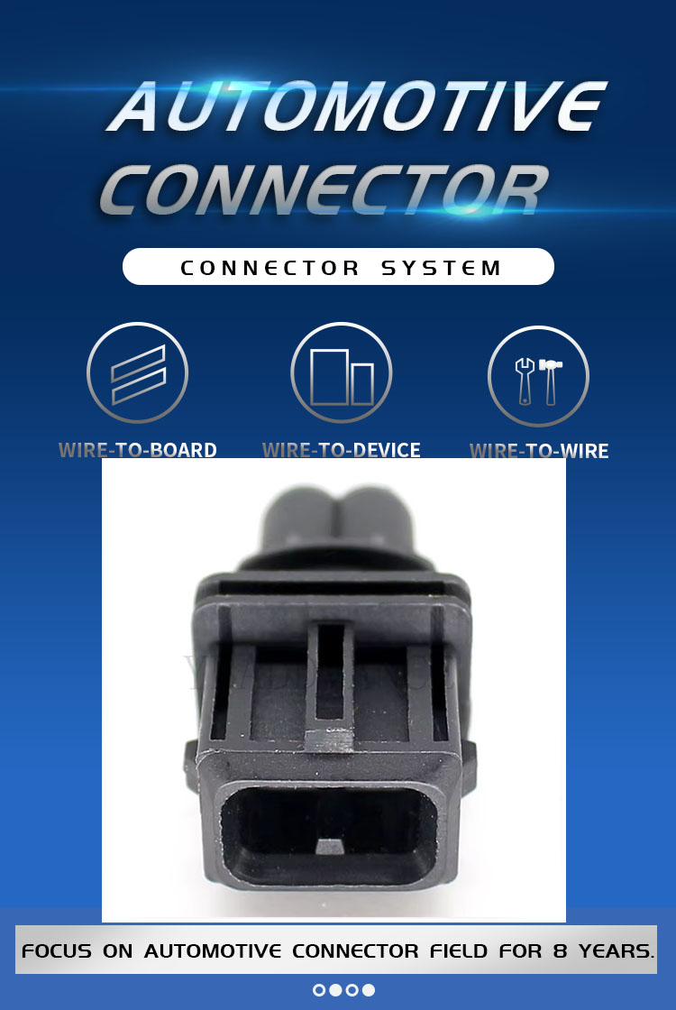 TE Amp 2 Pin Male Housing Connector - 12A CE+FCC Certified for