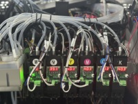 Yotta tinta Printer Flatbed UV ramah lingkungan untuk Ricoh Gen5 G6 Konica Industrial Printhead