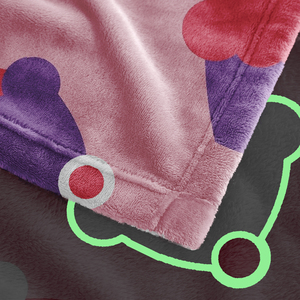 Couverture en flanelle 100 % polyester tricotée phosphorescente, douce et lumineuse, <span class=keywords><strong>pour</strong></span> apaiser les sens, soulager l'anxiété et favoriser le sommeil des enfants (vente en gros) - Product Image 3