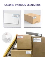 Etiquetas Autoadhesivas Laminadas, Resistentes al Agua, al Aceite y al Calor, Aptas para Alimentos, Impresión Digital, para Transporte