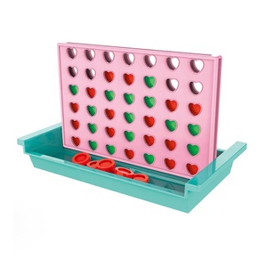 Gioco Classico 4 in Fila <span class=keywords><strong>per</strong></span> Bambini, Divertente Gioco da Tavolo Educativo in Plastica a Forma di Cuore, Gioco di <span class=keywords><strong>Intelligenza</strong></span> Connect Four <span class=keywords><strong>per</strong></span> Bambini - Product Image 3