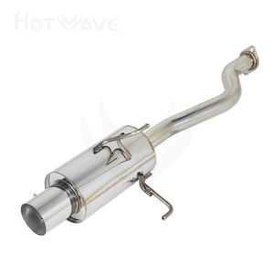 Dòng chảy cao hiệu suất SS xả catback Kit đối với Honda Civic 01-05 2/4D midpipe xả <span class=keywords><strong>mufler</strong></span> - Product Image 4