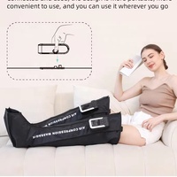 Masseur de jambes à air chaud, bottes de compression pour la récupération des pieds et des mollets, pour la circulation sanguine et la relaxation musculaire