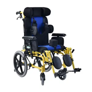 Silla de ruedas plegable para niños, para discapacitados, precio barato