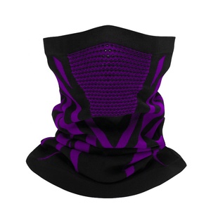 Pelindung telinga dan wajah, tebal dan hangat olahraga jaring mendaki ski tahan angin dan dingin masker bersepeda syal cepat kering - Product Image 6